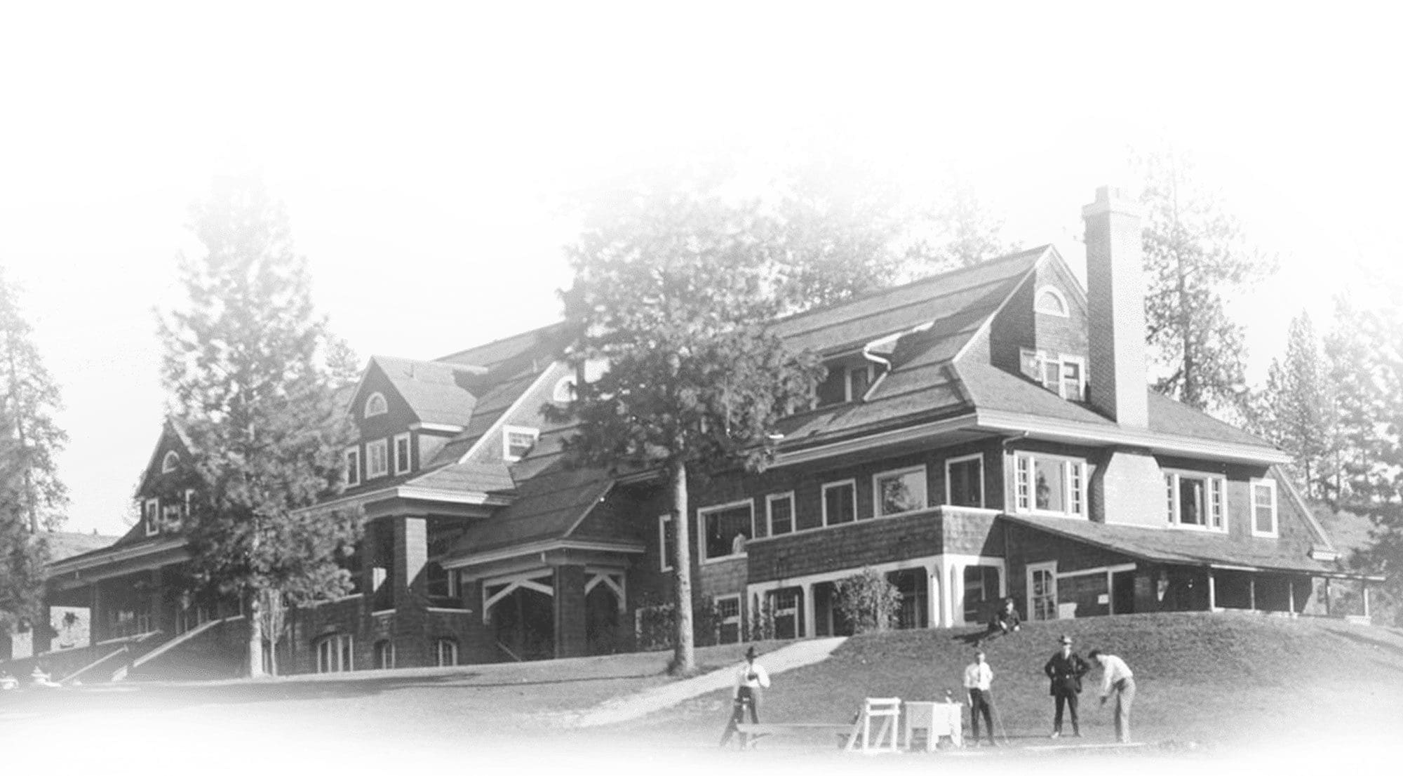 image of clubhouse. history Kalispel Tribe